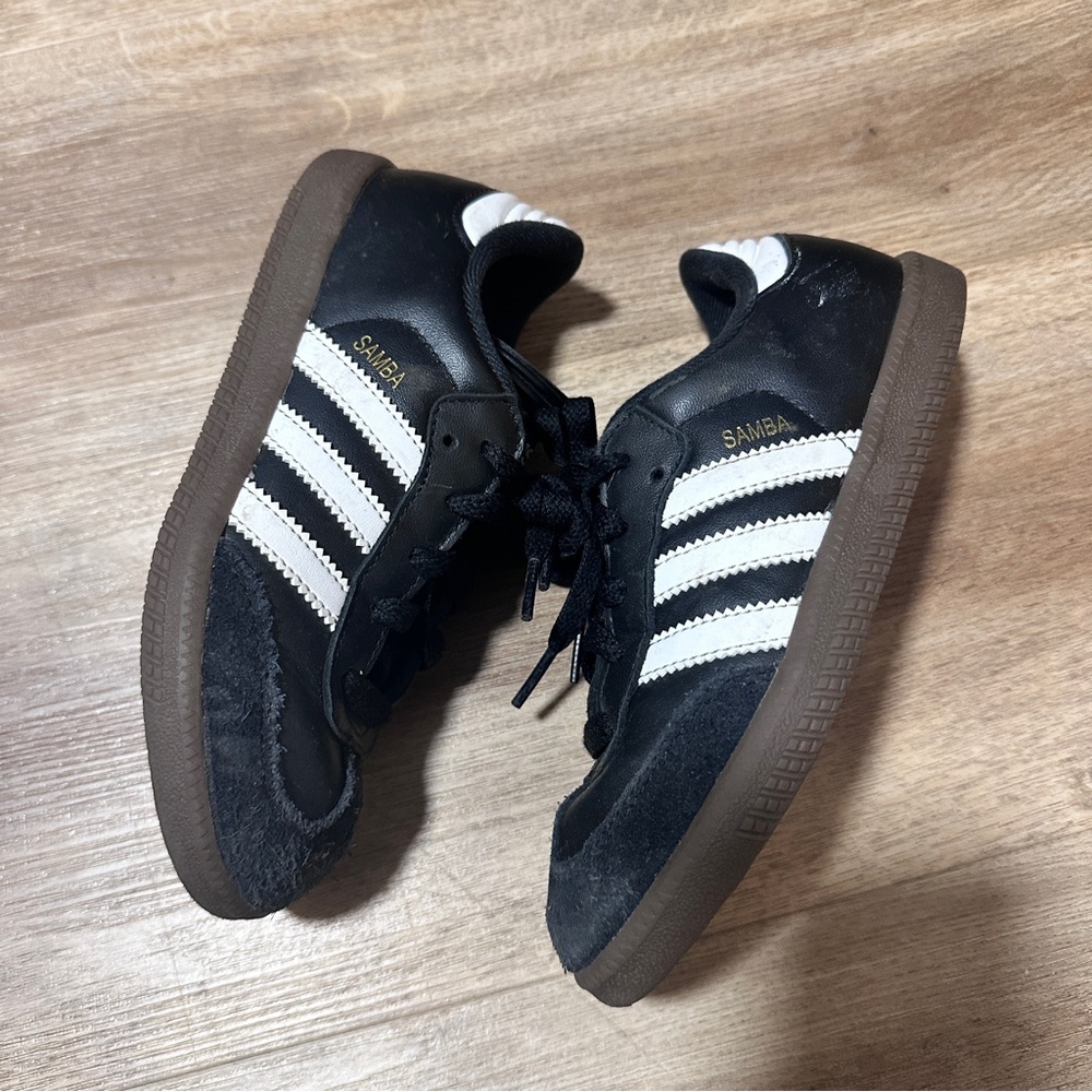 adidas Samba Kids Sneakers Black White Brown